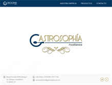 Tablet Screenshot of gastrosophia.com.mx
